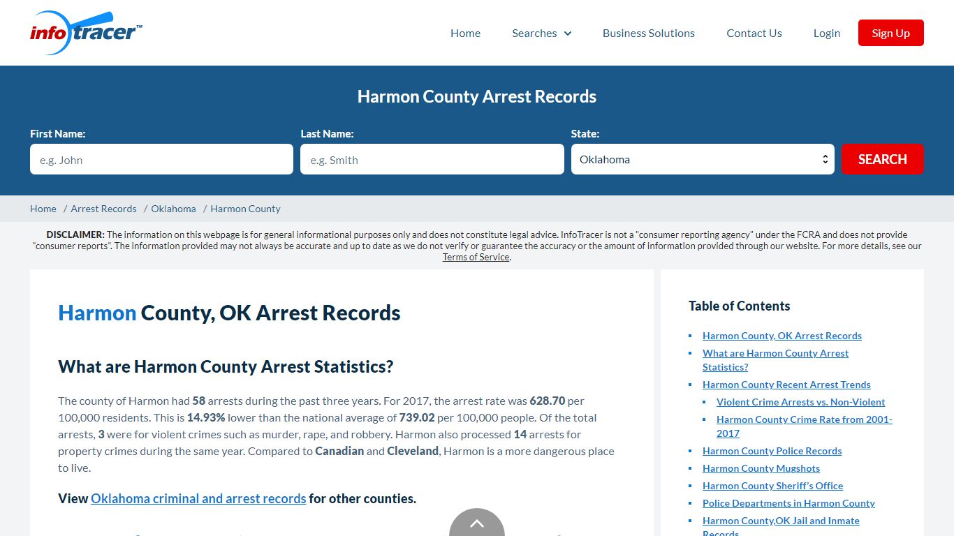 Harmon County, OK Arrests, Mugshots & Jail Records - InfoTracer